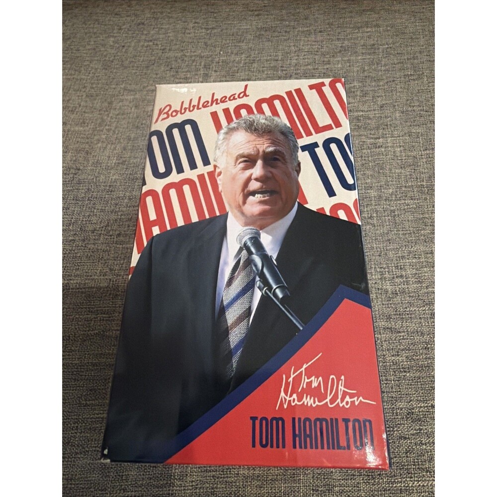 Tom Hamilton HOF Bobblehead Cleveland Guardians NEW